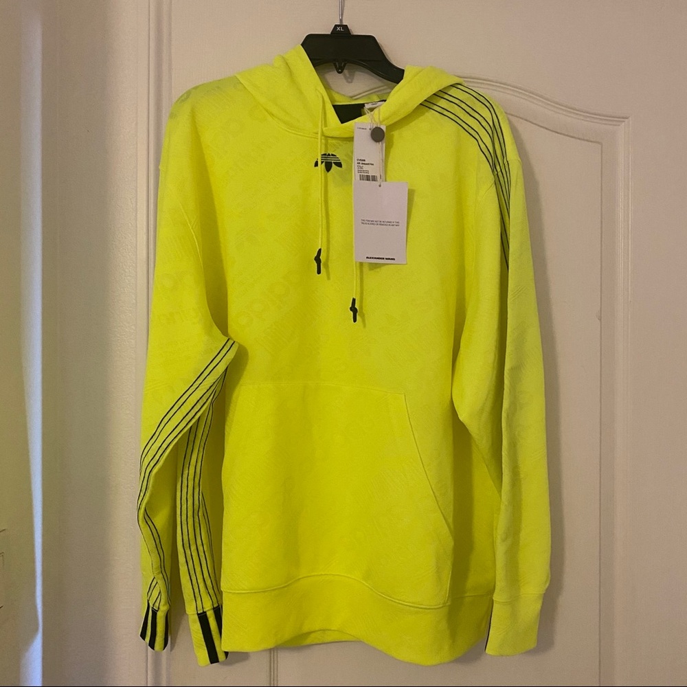 Neon yellow lightweight hoodie